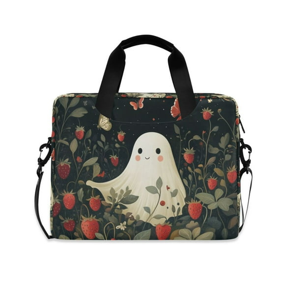 FORMRS 16" Laptop Sleeve Bag Carrying Case with Handle Travel Shoulder Briefcase, Happy Ghost
