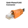 thumbnail image 5 of Cat6 Outdoor Ethernet Cable (75FT) CCA Copper Clad, Direct Burial, In-Ground, UV Jacket, POE, Cat 6 Weatherproof Cable, Compatible with Personal Computer, Outdoor Networking Equipment, 5 of 5