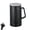 Black, variant on Suodoka 4-in-1 Electric Milk Frother 580ml / 19.61oz Warm and Cold Foam Maker Stainless Steel, White, EU Plug