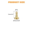 thumbnail image 2 of Wood Screws M3.5 x 12mm Slotted Round Head Copper Self-Tapping Screw 200 Pcs, 2 of 7