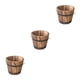 thumbnail image 5 of Maceta de barril Bewildely para flores madera pequeño 12 * 9 * 10 cm, 5 of 6
