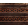 thumbnail image 4 of oneOone Georgette Viscose Brown Fabric Floral Block Craft Projects Decor Fabric Printed By The Yard 42 Inch Wide, 4 of 4