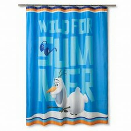 Disney Frozen Olaf Fabric Shower Curtain Kids Wild For Summer Bath Disney Frozen Olaf Fabric Shower Curtain Kids Wild For Summer Bath