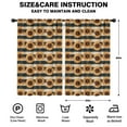 thumbnail image 2 of Blackout Kids Curtains,Sunflower Childrens Insulated Curtains Set Of 2,Bedroom Essentials,Toddler Room Decor 52x84in(132x213cm), 2 of 4
