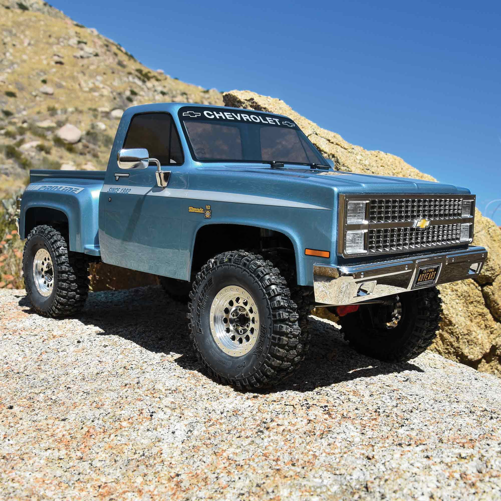 Axial RC Truck 1/10 SCX10 III Pro-Line 1982 Chevy K10 4 Wheel Drive Rock Crawler Brushed RTR Battery and Charger Not Included AXI03029 Trucks Electric RTR 1/10 Off-Road