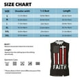 thumbnail image 6 of Bixox Men's USA Flag Cross Printed Shirt Sleeveless Fitness Tank Top-3X-Large, 6 of 7