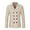 C-Beige, variant on Men's Peacoat Notched Collar Double Overcoat Warm Fall Winter Trench Coat for Daily Outerwear Beige Size: L