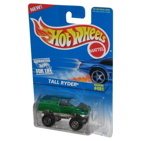 Hot Wheels Tall Ryder Green (1995) Mattel Die-Cast Toy Car #481