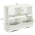 thumbnail image 4 of Gymax Kids Bookshelf Bookcase Baby Toy Organizer Shelf Children Storage Unit White, 4 of 10