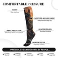 thumbnail image 5 of Compression Socks for Women and Men - Sunset Meditating Doberman Compression Socks Circulation for Workout, 5 of 8