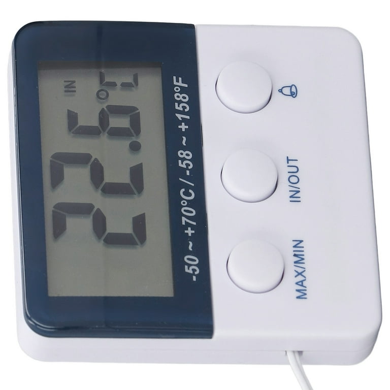 Thermometer Hygrometer Temperature Measurement Tool High/Low Temperature  Alarm High for Office for Workshop for Laboratory for Living Room