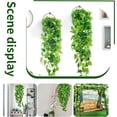 thumbnail image 4 of Waipfaru 4 Pack Artificial Pothos Hanging Plants, 42" Fake Trailing Vines Faux Pothos Greenery, Indoor Outdoor Hanging Ivy Foliage for Shelf Wall Patio Farmhouse Decoration, 4 of 7