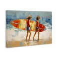 thumbnail image 3 of Stupell Industries Modern Kids Holding Surfboard Canvas Art, 30 x 20, by Petals Prints Design, 3 of 9