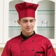 thumbnail image 2 of Chef Hat adulto ajustable elástico panadero cocina Chef Cap, rojo sincero electrónico, 2 of 4