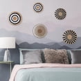 thumbnail image 3 of Nordic Style Multicolor Creative Rattan Wall Basket Wicker Wall Hanging Basket, 3 of 5