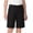Black, variant on Kids Boys Girls School Uniform Shorts Relaxed Fit Flat Front Rolled Cuff Bermuda Shorts for Back to School