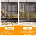Siding Guard 12 Pack Clear Plastic Pet Cage Liner Edge Guard 11.8 x 8 Inch Scatter ...