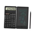 thumbnail image 3 of Desktop Calculator Small Pocket Calculator Silicone Button Lightweight with Writing Tablet and Pen LCD Screen for School, 3 of 5