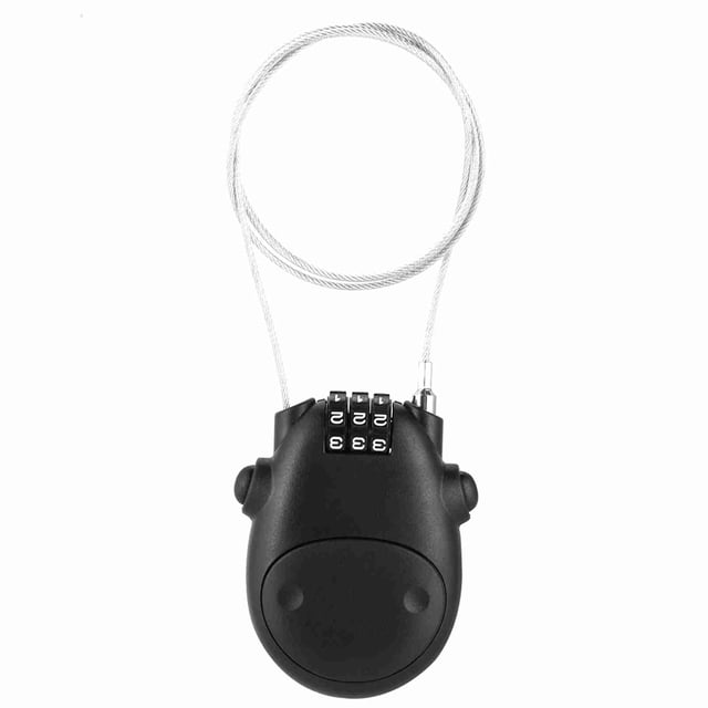 Candado de combinación de código de 3 dígitos para cochecito de bebé, silla de paseo, bicicleta, cochecito, cerradura codificada de seguridad con contraseña