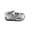 Silver, variant on Toddler Girls PU Mesh Lace Trim Hook and Loop Shoes Casual Lightweight Running Walking Shoes
