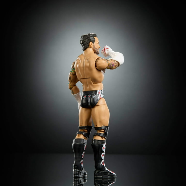 WWE Elite Collection CM Punk Action Figure, 6-inch Collectible Set