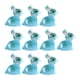 thumbnail image 1 of Adornos de resina con forma de conejito para jardín, figuras luminosas de conejitos de Pascua Azul, 1 of 8