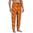 thumbnail image 4 of Kdxio Autumn Maple Leaf Pile Pattern Joggers,Sweatpants for Men with Pockets-Large, 4 of 5