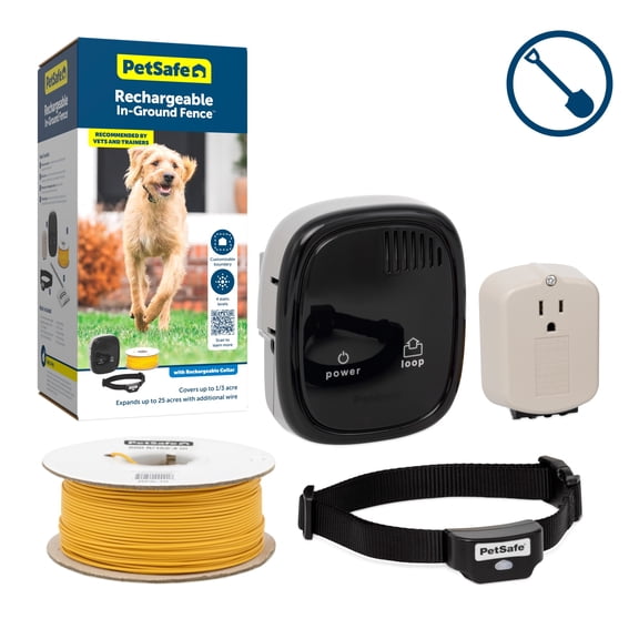 PetSafe Rechargeable In-Ground Fence for Dogs and Cats  5lb., Waterpoof, Tone and Static