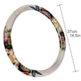 thumbnail image 4 of Floral Animal 14.5 Inch Printing PVC Leather Auto Accessories Car Wheel Cover Steering Wheel Cover Car Wheel Covers, 4 of 6