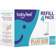 thumbnail image 2 of Refills Compatible with DEKOR PLUS Diaper Pails | 4 Pack | Exclusive 30% Extra Thickness | Diaper Pail Refills with Powerful Odor Elimination | Fresh Powder Scent | Holds up to 2320 Diapers, 2 of 4
