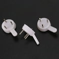 thumbnail image 5 of 80 Pcs Plastic Heavy Wall Picture Frame Hooks Hangers 3-Pin Small White, 5 of 8