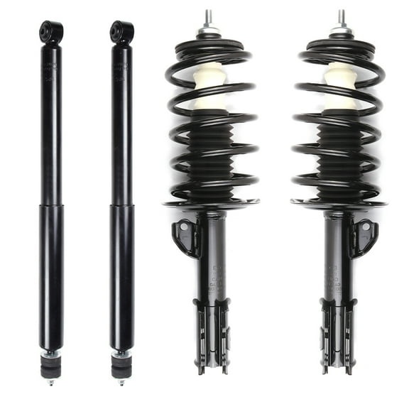 CCIYU 4 pcs Front and Rear Pair Strut and Spring shock Assembly 172289 343442 for 2012-2016 for Toyota Prius C