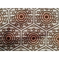 thumbnail image 4 of oneOone Cotton Poplin Brown Fabric Stripe|Hexagon & Circle Geometric Sewing Craft Projects Fabric Prints By Yard 56 Inch Wide, 4 of 4
