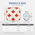 thumbnail image 3 of Disketp 2 Piece Happy Canada Day Pattern Windshield Sunshades,Folding Windshield Sun Shade For Car Suv Trucks Sedan,Blocks Uv Rays Sun Visor Protector-Small, 3 of 7