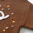 thumbnail image 6 of Gaexia Girl Sweaters,Toddler Girl Sweaters,Girls Sweaters Hand Embroidered Colorful Dots Knit Cardigan for Baby Toddler Kids Soft Warm Winter Fall Casual Outfit, 6 of 6