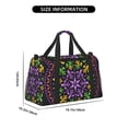 thumbnail image 3 of Easygdp Mardi Gras5 Bolsa de Gimnasio, Bolsa de Viaje Duffel, Bolsa de Fin de Semana con Compartimentos, Bolsa de Mano para Noche, 3 of 7