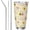 Tournesol et Fleur de Marguerite Colorée, variante sur Tasse Gobelet Mignonne Tournesol 20oz en Acier Inoxydable pour Voiture avec Couvercle à Paille, Tasse d'Eau Chaude et Froide Isolée Tasse à Café pour Femmes Hommes