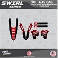 thumbnail image 4 of Kalair GFX Graphics Kit for Gasgas EC125,EC200,EC250,EC300, and EC450 (2012-2017) Swirl Series, 4 of 5