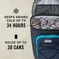 thumbnail image 3 of Coleman XPAND 30-Can Soft Cooler Backpack, Blue Nights, 3 of 5