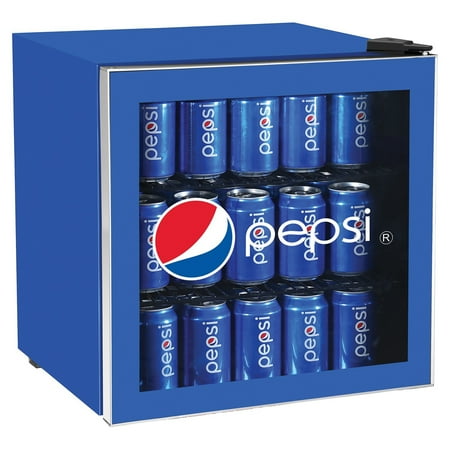 Pepsi MIS165PEP Compact Refrigerator Blue 70 Can Capacity