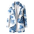 thumbnail image 2 of Gibobby Blazer para mujer elegante chamarra para mujer perfecto para uso casual y de negocios(Azul,XL), 2 of 4