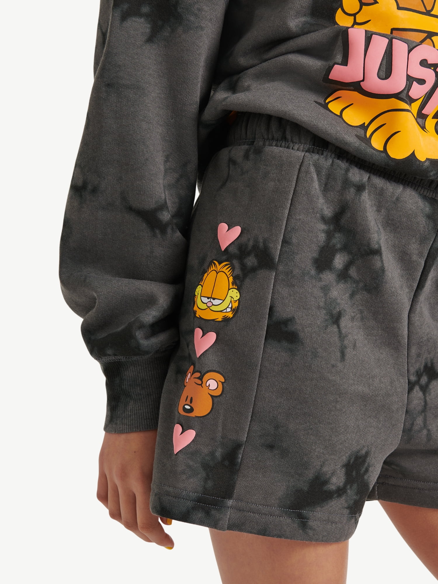 Justice x Garfield Girls Fleece Short, Sizes XS - XLP