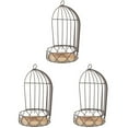 thumbnail image 1 of 3pcs Iron Metal Bird Cage Decoration Hanging Flower Holder Desktop Adornment, 1 of 6