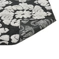 thumbnail image 6 of Better Trends 17" x 24" Bathroom Rugs 100% Cotton Soft Water Absorbent Non Slip Bath Mat Machine Washable Rug (Charcol) Medallion Collection, 6 of 6