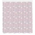 thumbnail image 2 of Ambesonne Spring Shower Curtain, Vertical Floral Ornament, 69"Wx75"L, Pale Mauve and Pastel Pink, 2 of 4