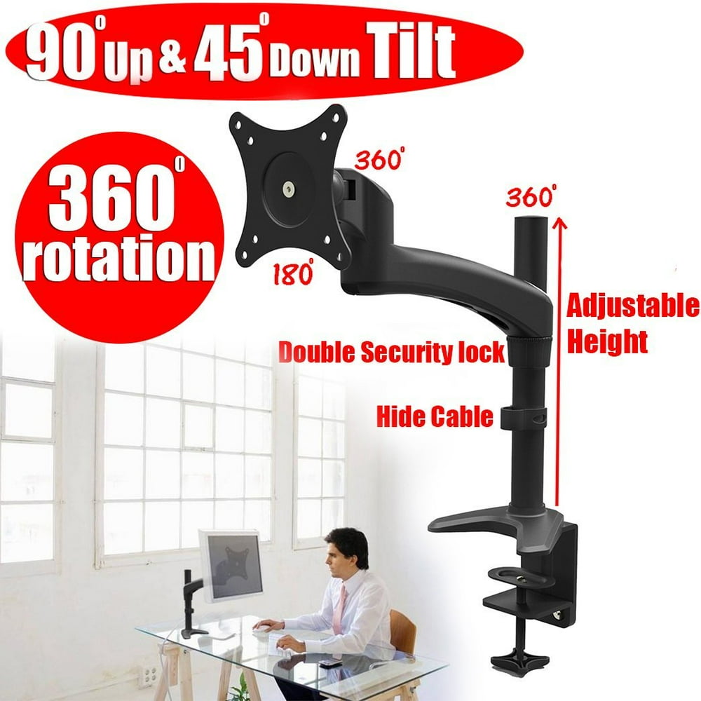 2xhome New Ergonomic Fully Height Adjustable Easy Articulating Tilting