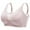Pink, variant on Womens Wireless Bras - Breathable Underwear Cup Bra Wire Adjuable Bras for Women No ,Crew Neck Seamless Supportive Bra Plus Size Bralettes with Lace Ruffled