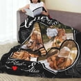 thumbnail image 5 of Custom Blanket with Picture Text Customized Photo Throw Blanket for Adult, Kids Personalized Family Photo Blanket for Mom, Dad, Grandma, Grandpa, Memorial Gifts for Christmas, Anniversary, Birthday, 5 of 6