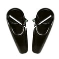 thumbnail image 1 of Aluminium Alloy Small Deputy Handlebar Bike Bar Ends Black Red, 1 of 6