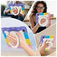 thumbnail image 5 of FJLBDE Case for iPad Pro 13 Inch (M5) 2025 / (M4) 2024 with 360 Kickstand, Shoulder Strap Carrying Protective Cover, Multicolor Pink, 5 of 6